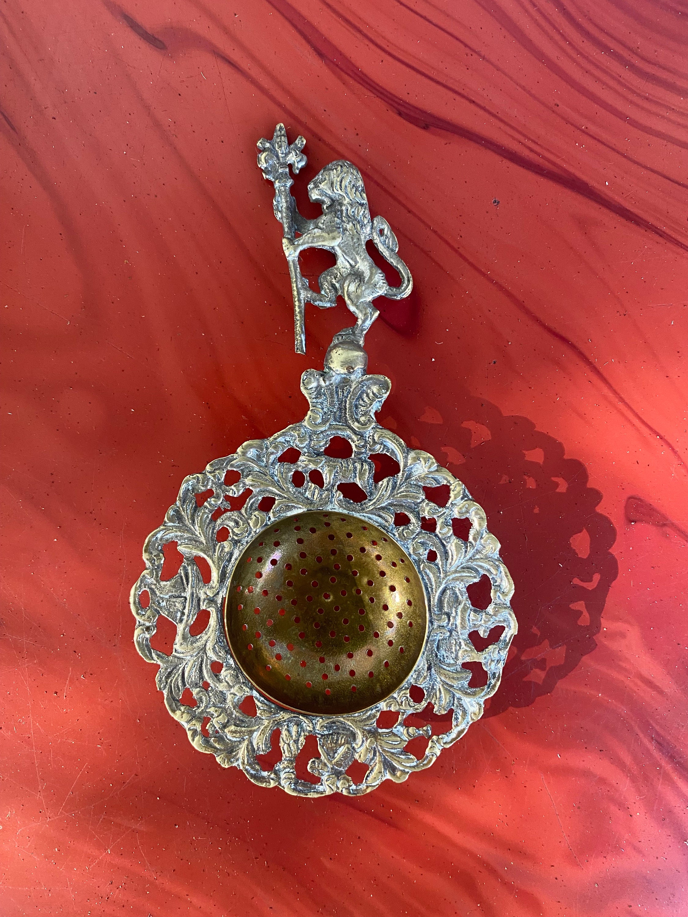 Vintage Dutch Tea Strainer - Etsy