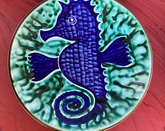 Cypress Greek pottery plate with lobster