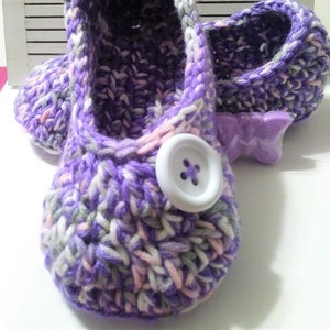 Ladies Slippers, Crochet Slippers, House Shoes, Womens Slippers, Slippers, Booties, Handmade Slippers
