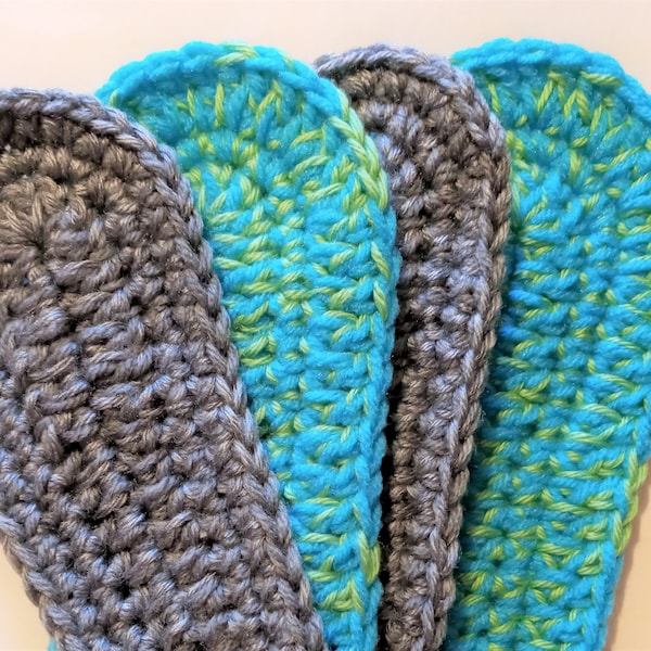 Slipper Sole Insert, Crochet Sole, Slipper Sole, Sole for Crochet Slipper