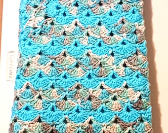 Crochet Afghan, Blanket, Sofa Throw, Wheelchair Lap Blanket