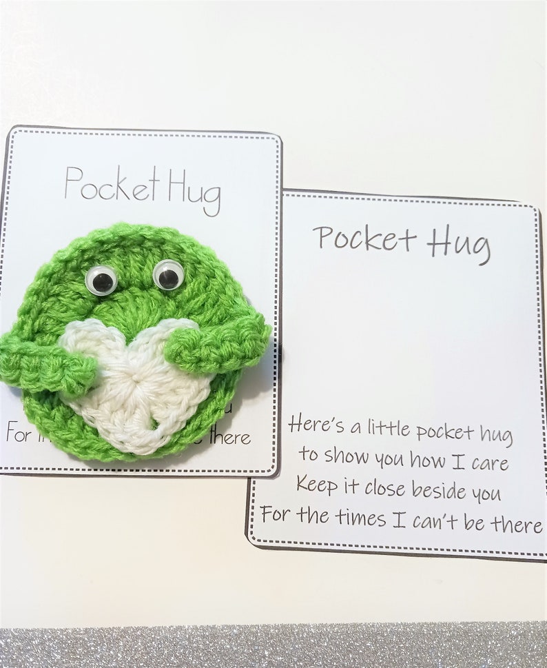 Rainbow Pocket Hug Love Note Red Pocket Hug Pink Pocket Etsy