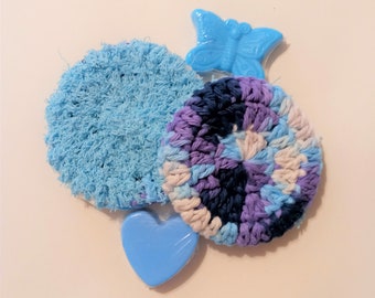 Dish Scrubby, Set of 2, crochet , Eco Friendly , Dish Rag, Kitchen Sponge, Crochet Dish Sponge,