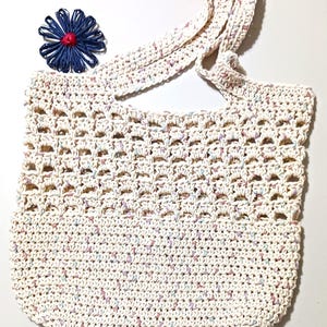 Tote; Beach Bag, Reusable Bag, Shopping bag, Farmers Market Bag, Book bag, Food shopping, Mesh bag, Cotton Market Bag