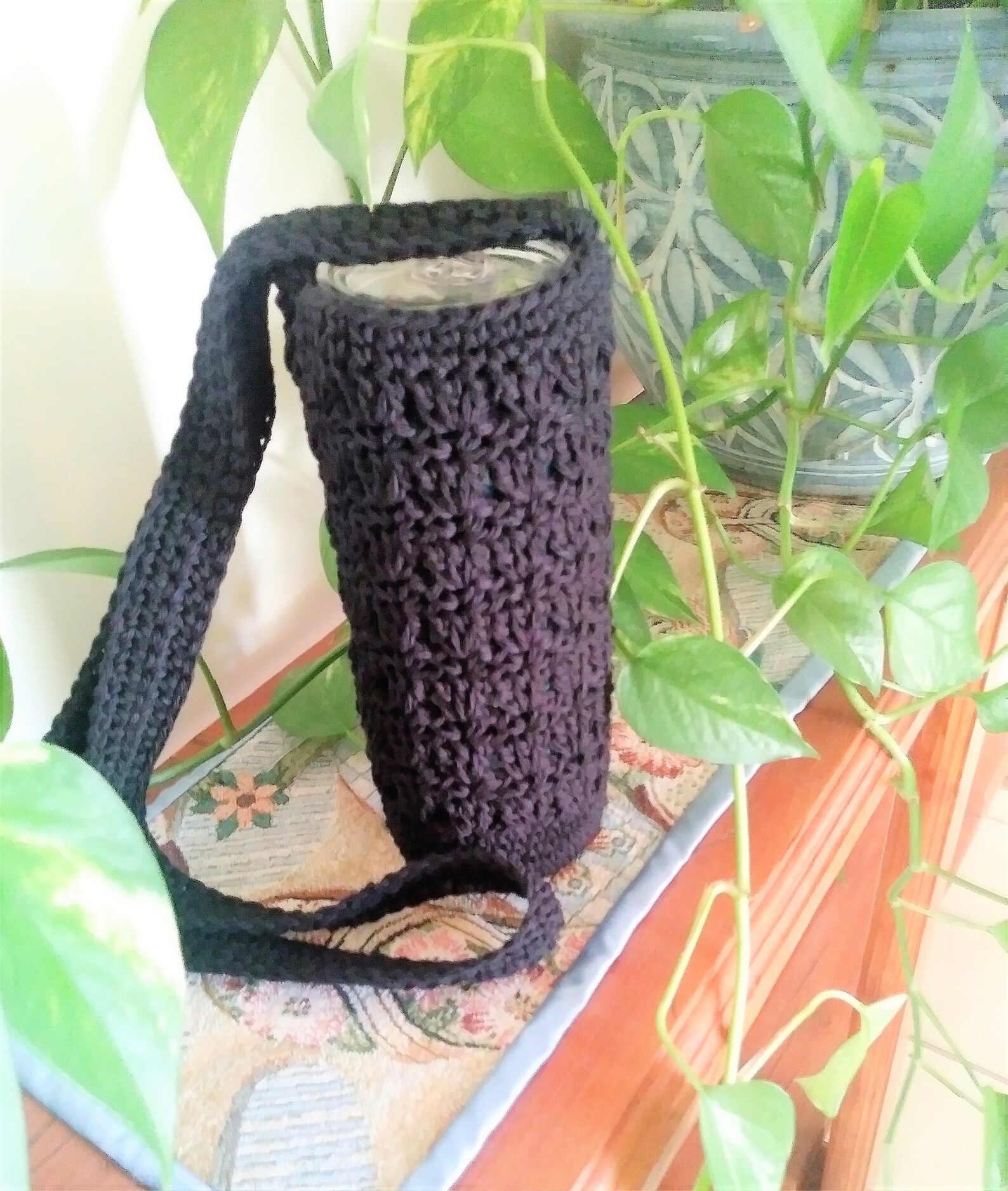 Large Water Bottle Holder Hiking Sling Bottle Holder With Etsy