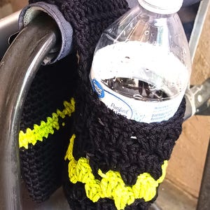 Beach Chair Caddy, 2 Pocket Drink and Phone Holder, Fathers Day Gift, Gift for Grad, Cell Phone Holder, Water Caddy