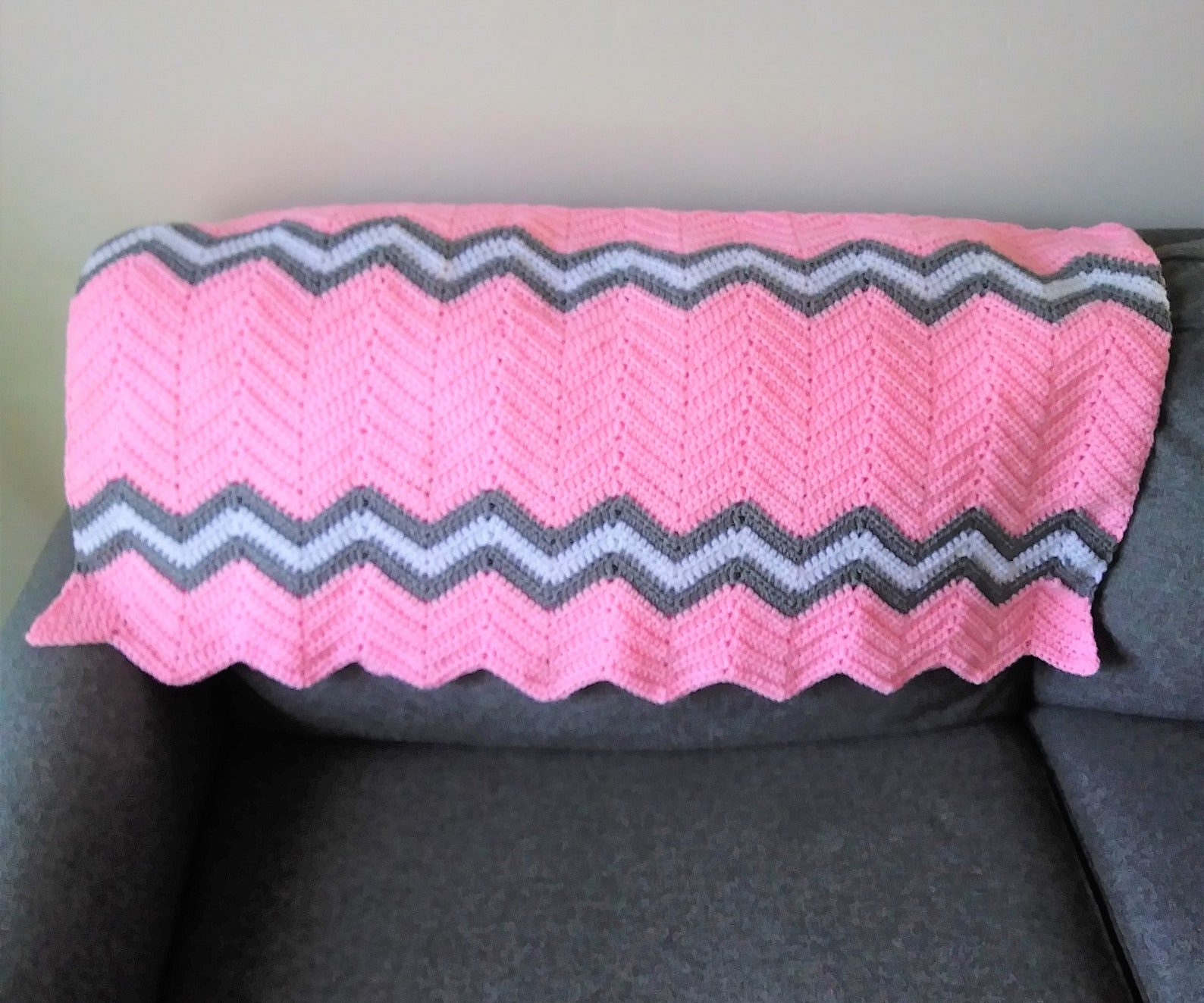 Afghan Throw Pink Throw Lap Blanket Blanket Crochet Etsy