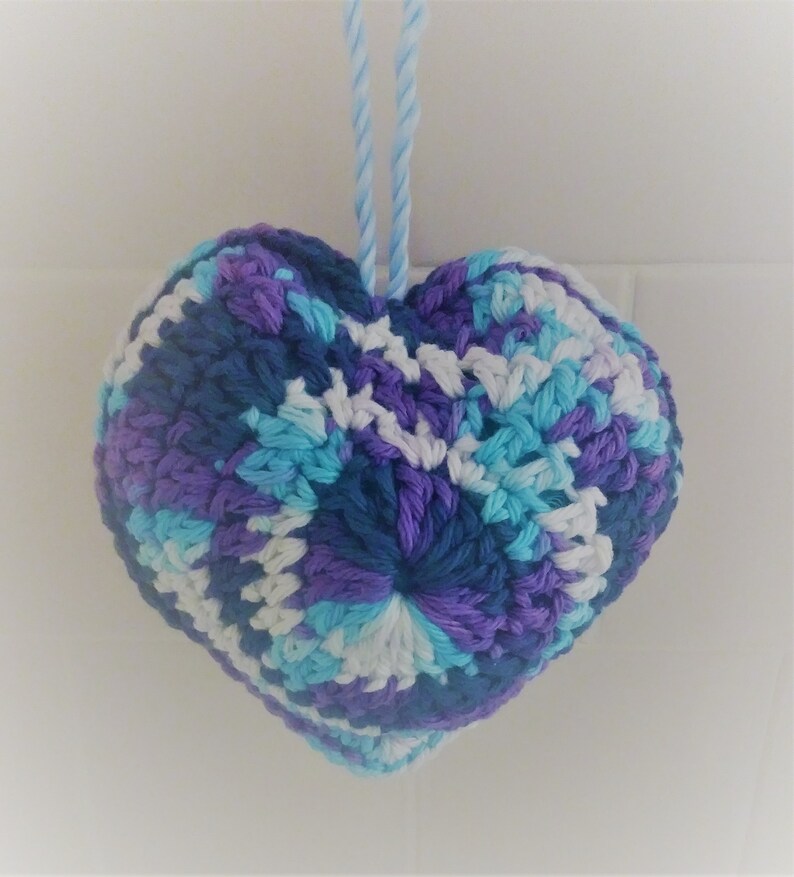 Scrubby Shower Sponge Buff Puff Cotton Washcloth Spa Etsy