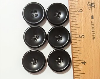 Black Buttons, Destash, Buttons, Button Art,  Sewing, Notions, Hair Accessories, Supplies,