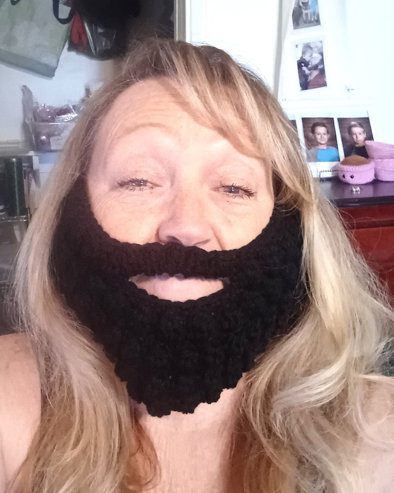 Crochet Beard, Beard Costume, Beard, Baby Beard, Child Beard, image 2