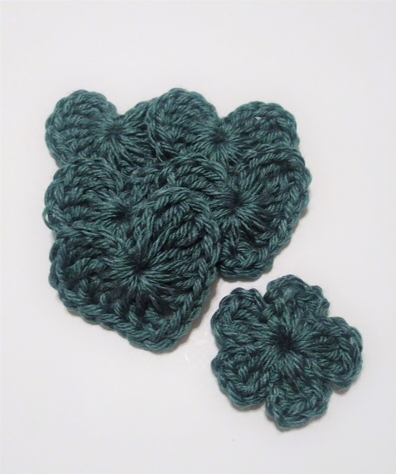 Crochet Hearts Embellishments Camo Hearts Bridal Cone Crafting Supplies Miniature Hearts Birthday Decoration Heart Applique