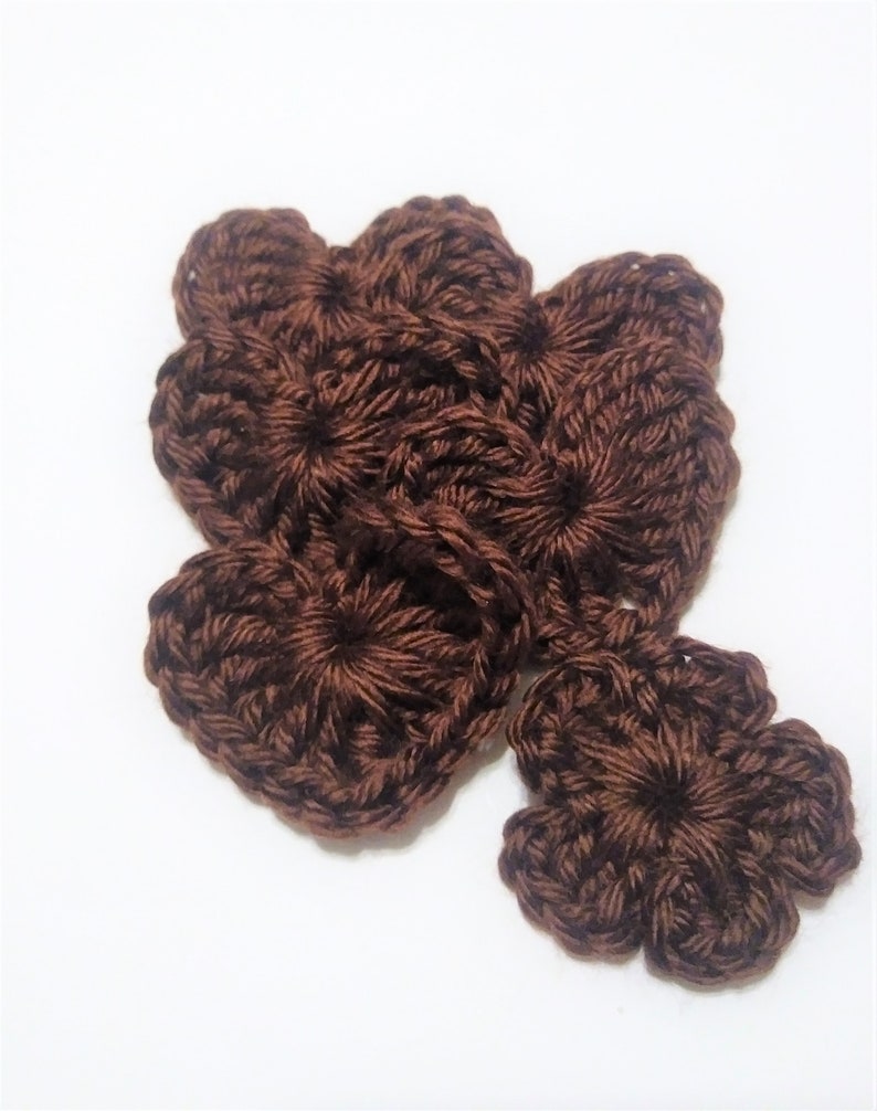Crochet Hearts Embellishments Camo Hearts Bridal Cone Crafting Supplies Miniature Hearts Birthday Decoration Heart Applique