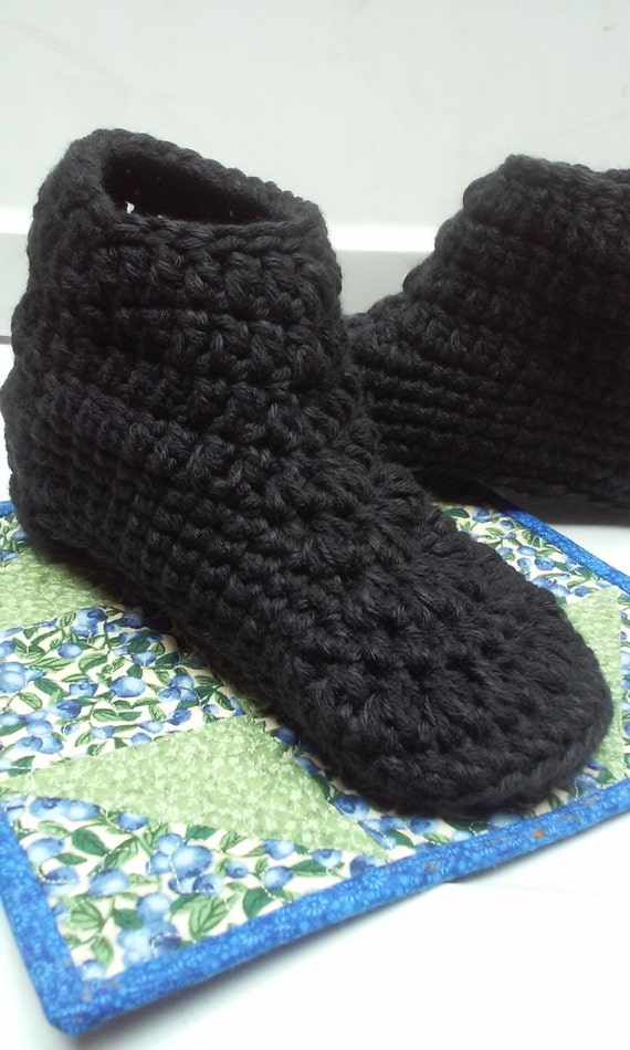 Crochet Ankle Boots Slipper Boots Houseshoes Womens | Etsy