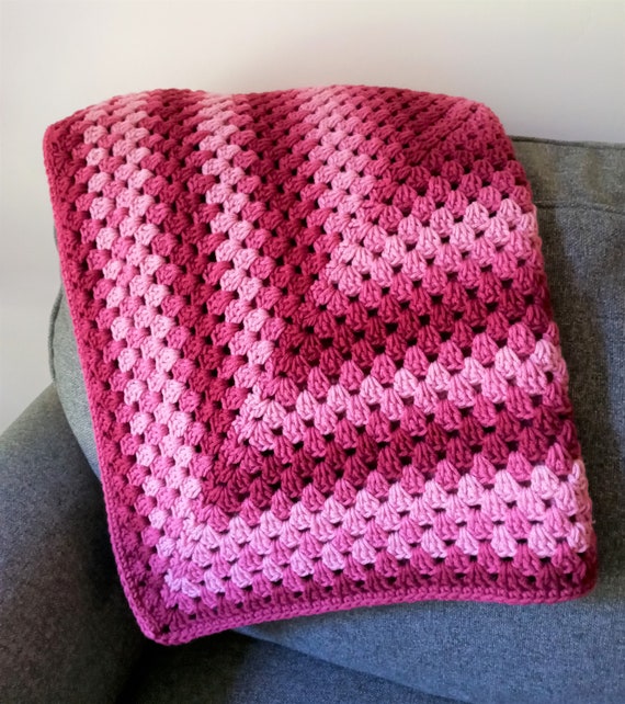 Afghan Throw Red Lap Blanket Blanket Crochet Blanket Etsy