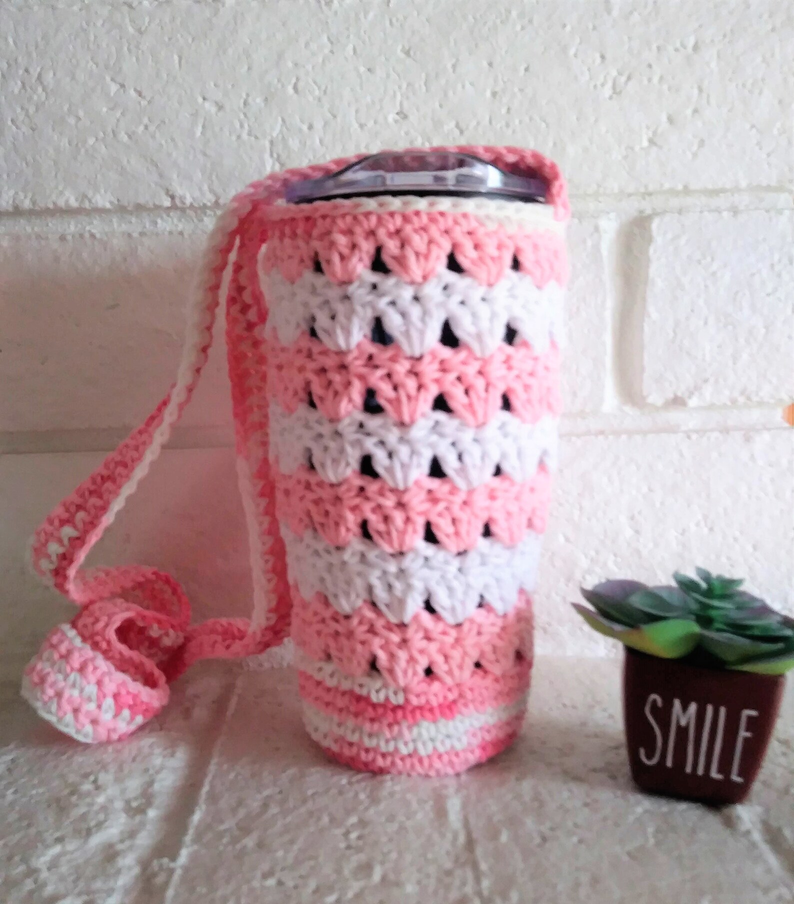 Large Water Bottle Holder Hiking Sling Bottle Holder With Etsy