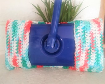 Reusable Cotton Crochet Mop Cover, Eco Friendly Cleaning