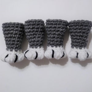 DIGITAL PATTERN ONLY Dog Cat Paw Chair Socks 