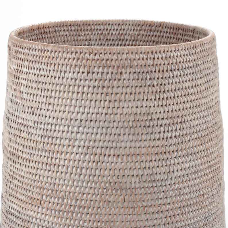 Large Handwoven Rattan Planter Basket | Natural Boho Plant Pot ...
