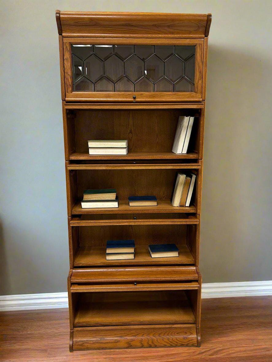 Mission Style Antique Bookcase - Etsy