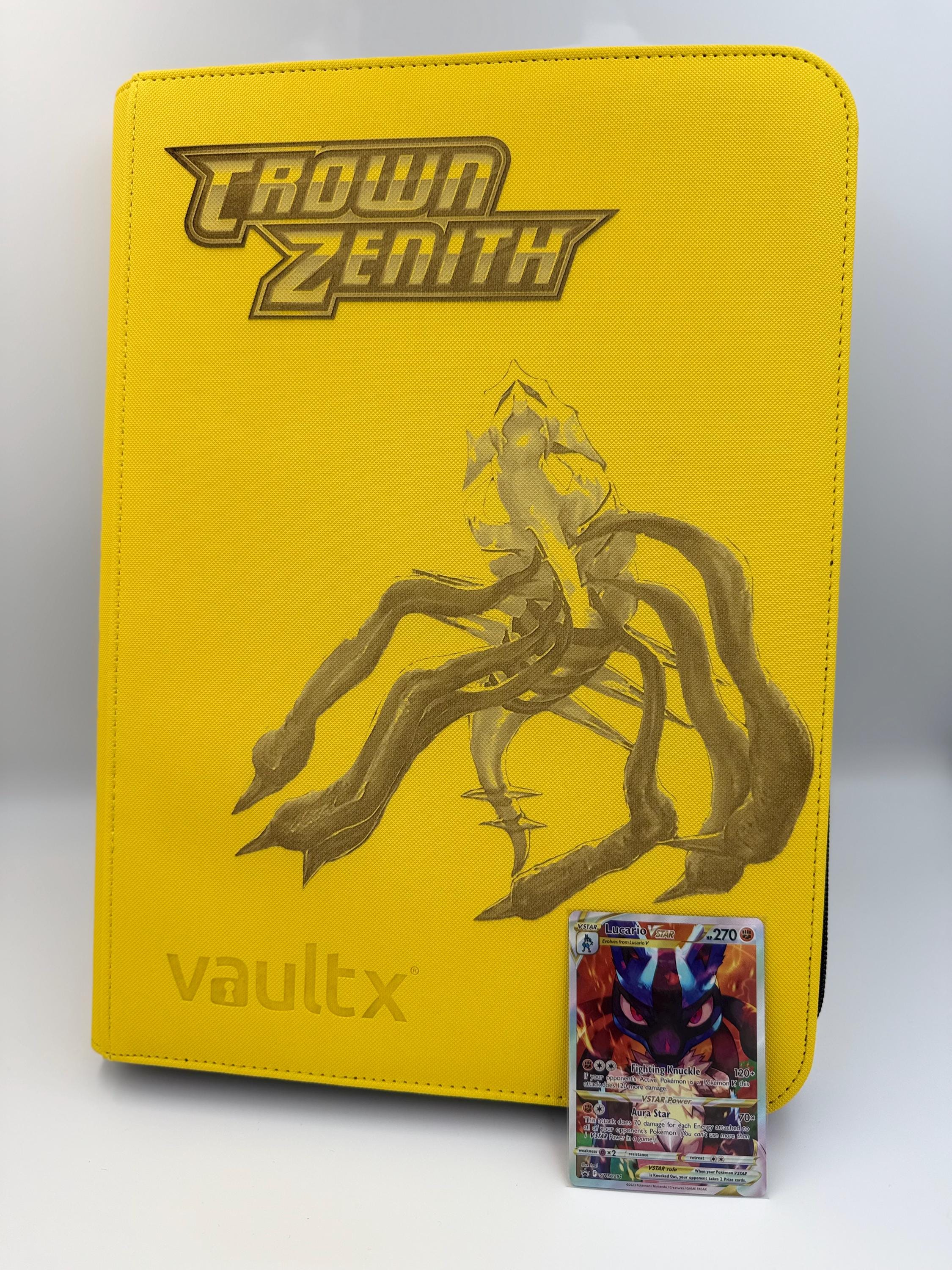 Pokemon SW&SH Crown Zenith - "sunshine Yellow" 9-pocket Vault X Binder - Etsy Pokemon SW&SH Crown Zenith - "sunshine Yellow" 9-pocket Vault X Binder - Etsy