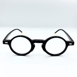 Unisex Black Shell Glasses – Black Plastic Frame Eyewear – Bold Stylish Eyeglasses