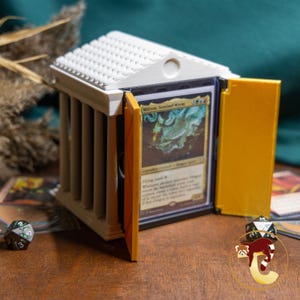 Boîte de rangement Commandant Magic the Gathering Temple grec/Crypte + de 100 cartes Pochette double