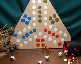Ludo para 3 jogadores / Pachisi / Não fique bravo