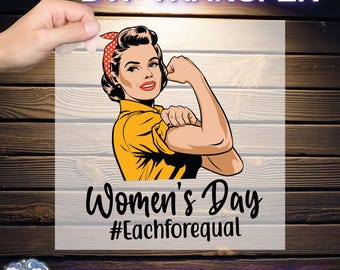 Happy Womens Day Ready To Press, Women's Days DTF, International Women's Day DTF