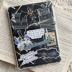 Fourth Wing Kindle Insert, Iron Flame Themed, Onyx Storm Design (Digital Download)