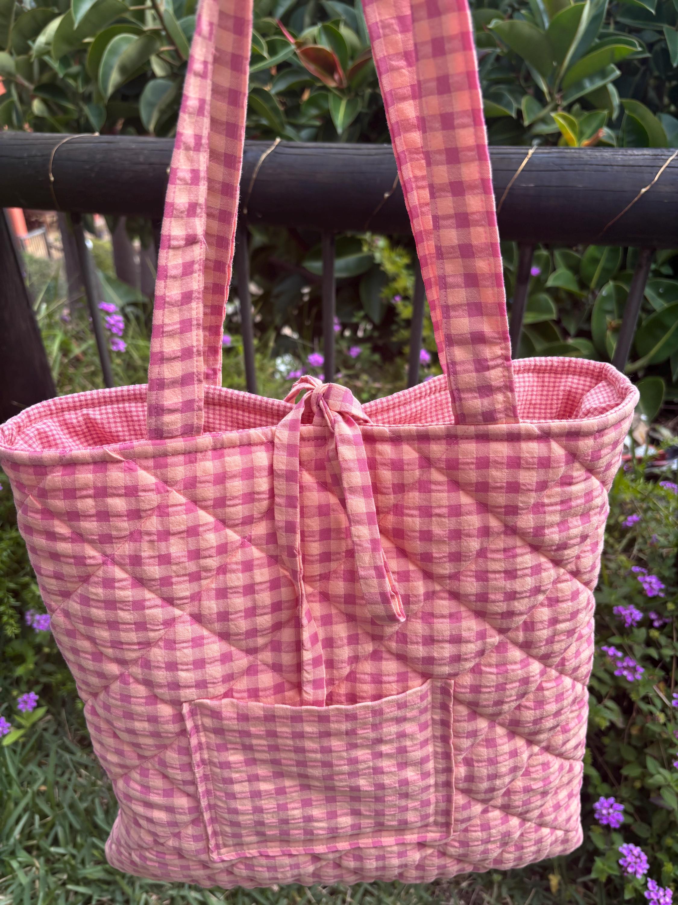 Gingham Shoulder Bag - Etsy Canada