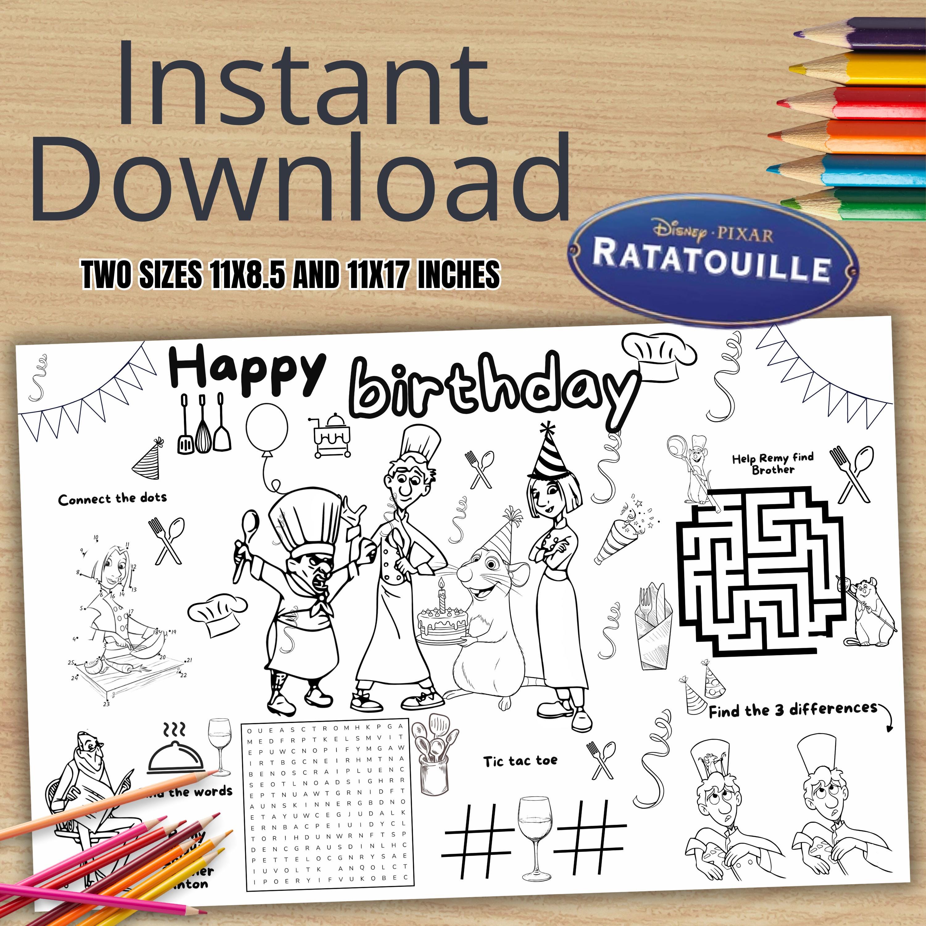 Ratatouille Placemats - Etsy, image size:3000x3000