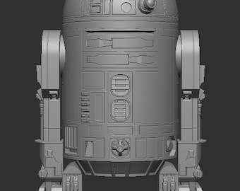 R2d2 Ready for 3d Printing and ready for 1/6th and 1/12 scale