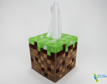 Grass Block Tissue Box Cover