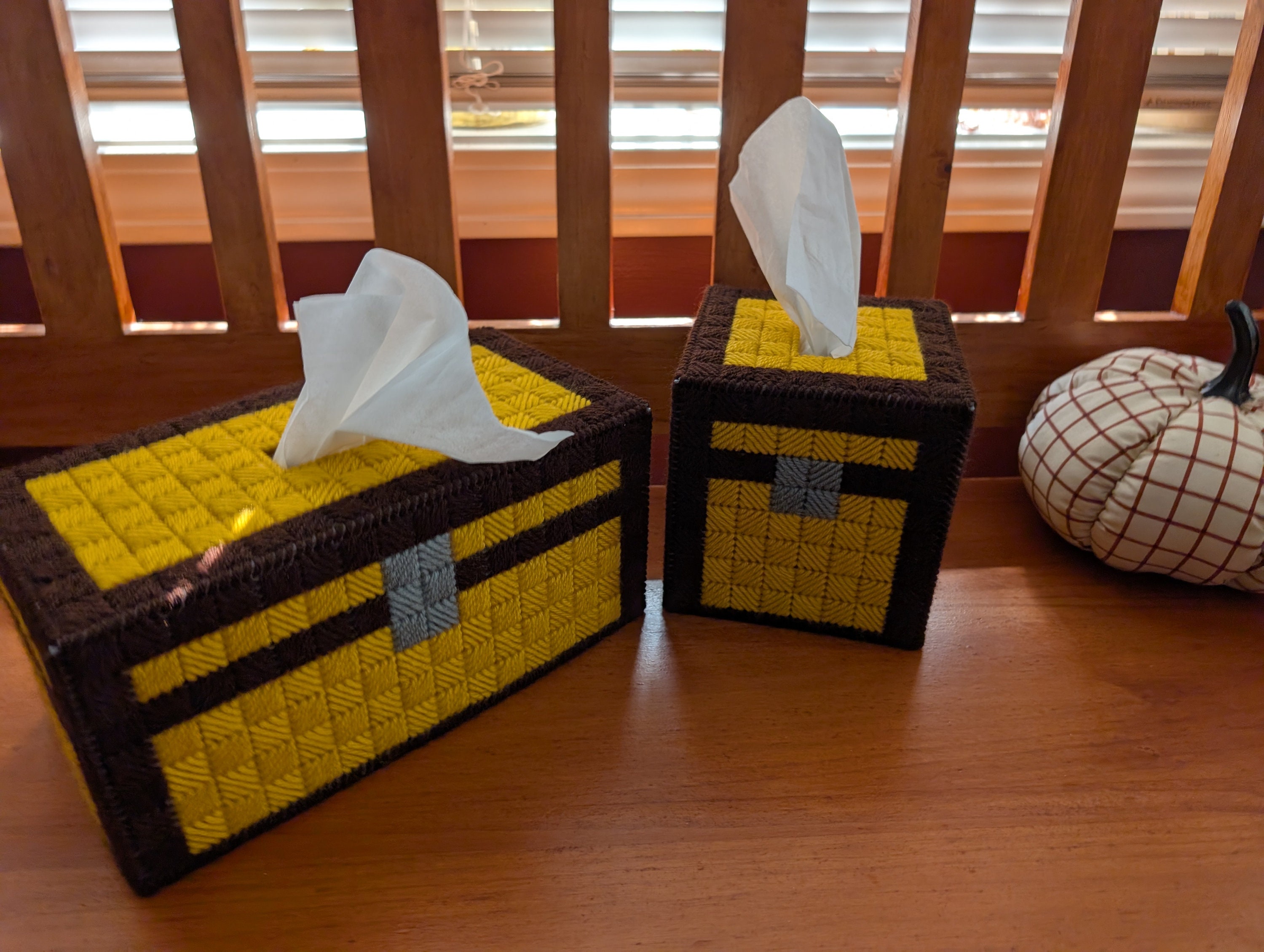 Chest Tissue Box Cover Inspired Minecraft - Etsy