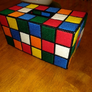 Rubik&#39;s Cube XL Tissue Box Cover