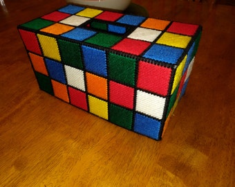 Rubik's Cube XL Tissue Box Cover