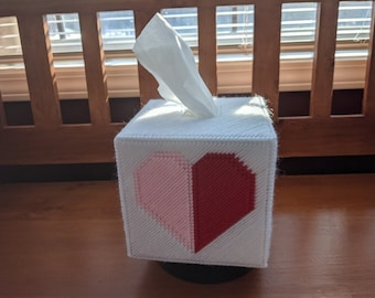 Hearts Mother's Day/Valentine's Day Boutique Style Bathroom Livingroom Bedroom Tissue Box Cover