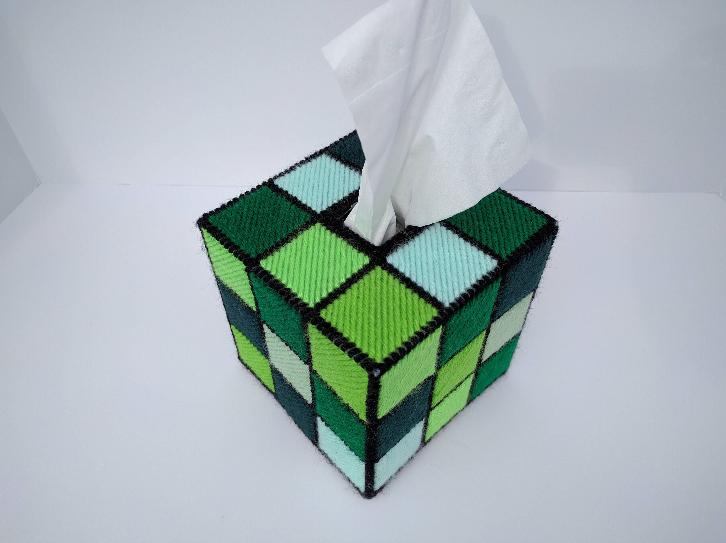 DIY Boîte à mouchoirs rubiks cube en bois