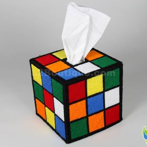 The ORIGINAL & BEST SELLING Rubik's Cube Tissue Box Cover as seen on tv The Big Bang Theory. image 3