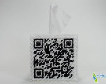 Take A Picture Of ME! QR Code Tissue Box Cover