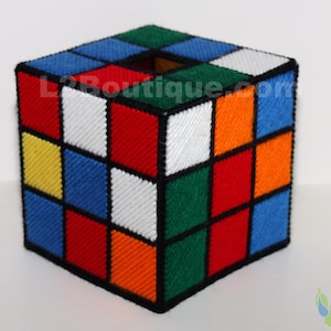 The ORIGINAL & BEST SELLING Rubik&#39;s Cube Tissue Box Cover as seen on tv The Big Bang Theory Solvable Version