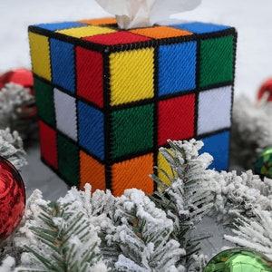 The ORIGINAL & BEST SELLING Rubik's Cube Tissue Box Cover as seen on tv The Big Bang Theory. image 2