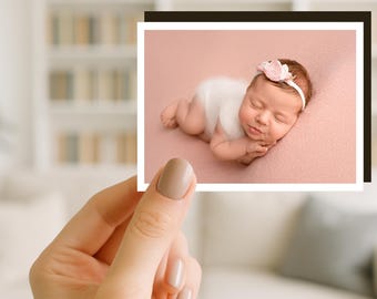 Personalized Memory Magnets | Family Photo Keepsakes | Durable Fridge or Office Magnet Set