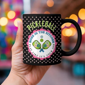 Pickleball Coffee Mug Pickleball Gift Mug for Pickleball Player Team Gift Tea Cup Gift for her Partner Funny Gift for Birthday Ceramic Mug