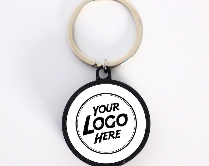 Logo NFC Keychain | Personalised Logo Keychain | Digital Business Card | Customisable Business Keychain | For Business Owners