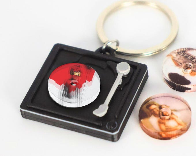 R&B Spotify Keychain • Soul Music Keyring • NFC Tap to Play • Custom Spotify Song Gift • Personalised R+B Playlist Keychain