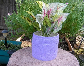 Majestic Elephant Garden & Purple Lover Planter