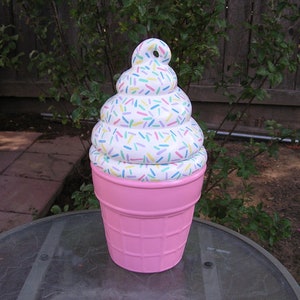 Swirled Summer Fun Sprinkles Delight Ice Cream Cookie Jar