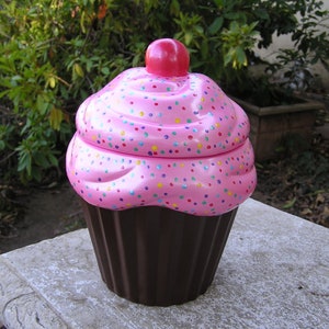 Regular Size Cotton Candy Polka Dot Party Cupcake Jar image 1
