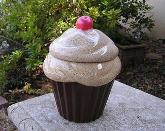 Mocha Chocolate Cupcake Jar